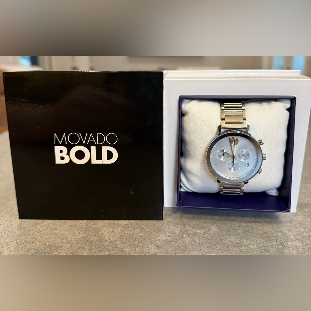 Movado Bold Silver Men's Watch